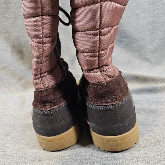 Lands’ End Womens Squall Insulated Winter Snow Boots Mauve Quartz Pink Size 9.5 - Picture 6 of 9